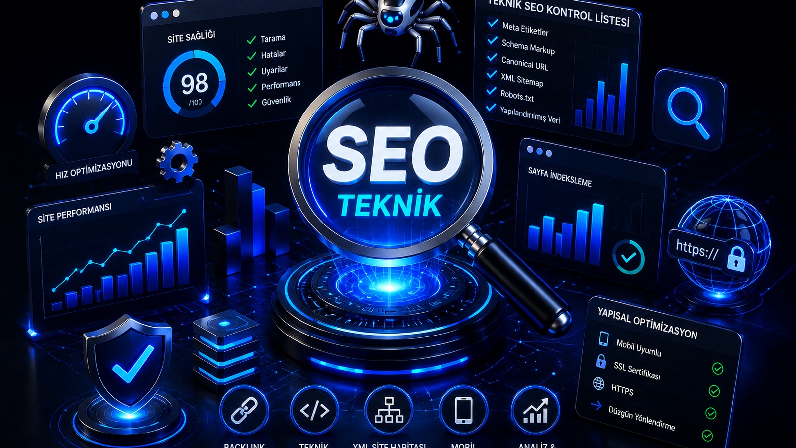 Teknik SEO profesyonel hizmet görseli